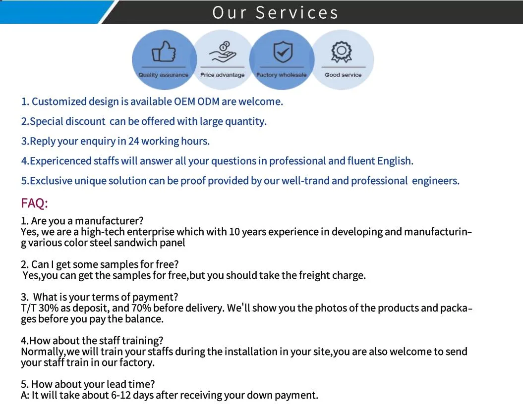 Room Insulation High Density Rock Wool Sandwich Panel Cold